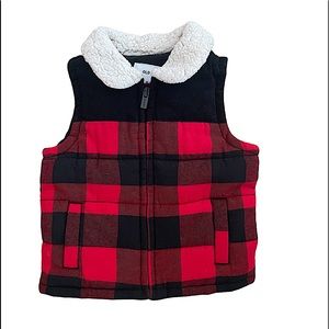 Boys checkered vest
